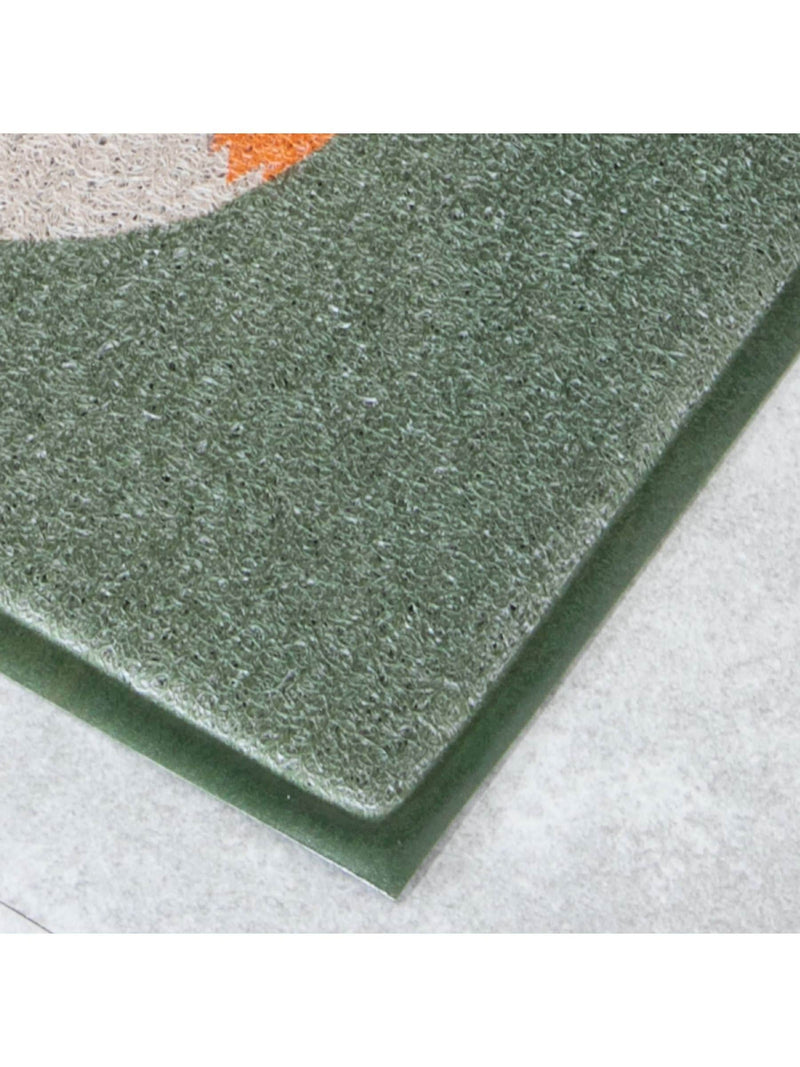 Artsy Mats green Christmas robin doormat 70x40cm (British brand)