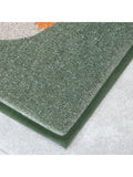 Artsy Mats green Christmas robin doormat 70x40cm (British brand)