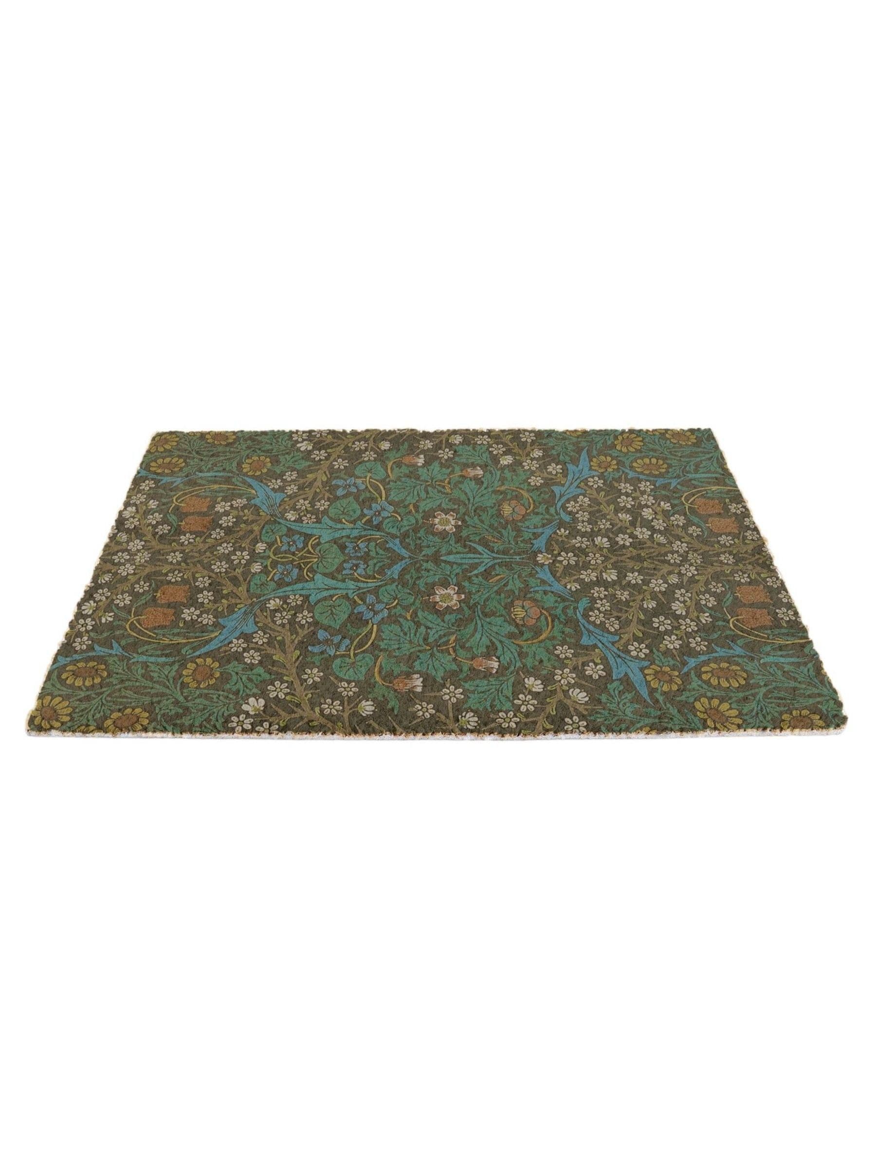 Artsy Mats brown William Morris tulips doormat 60x40cm - British product