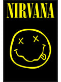 Pyramid International Nirvana Smiley framed poster 61 x 91.5cm, imported from the UK