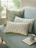 Laura Ashley sage green Norton cushion 100% cotton, imported from the UK