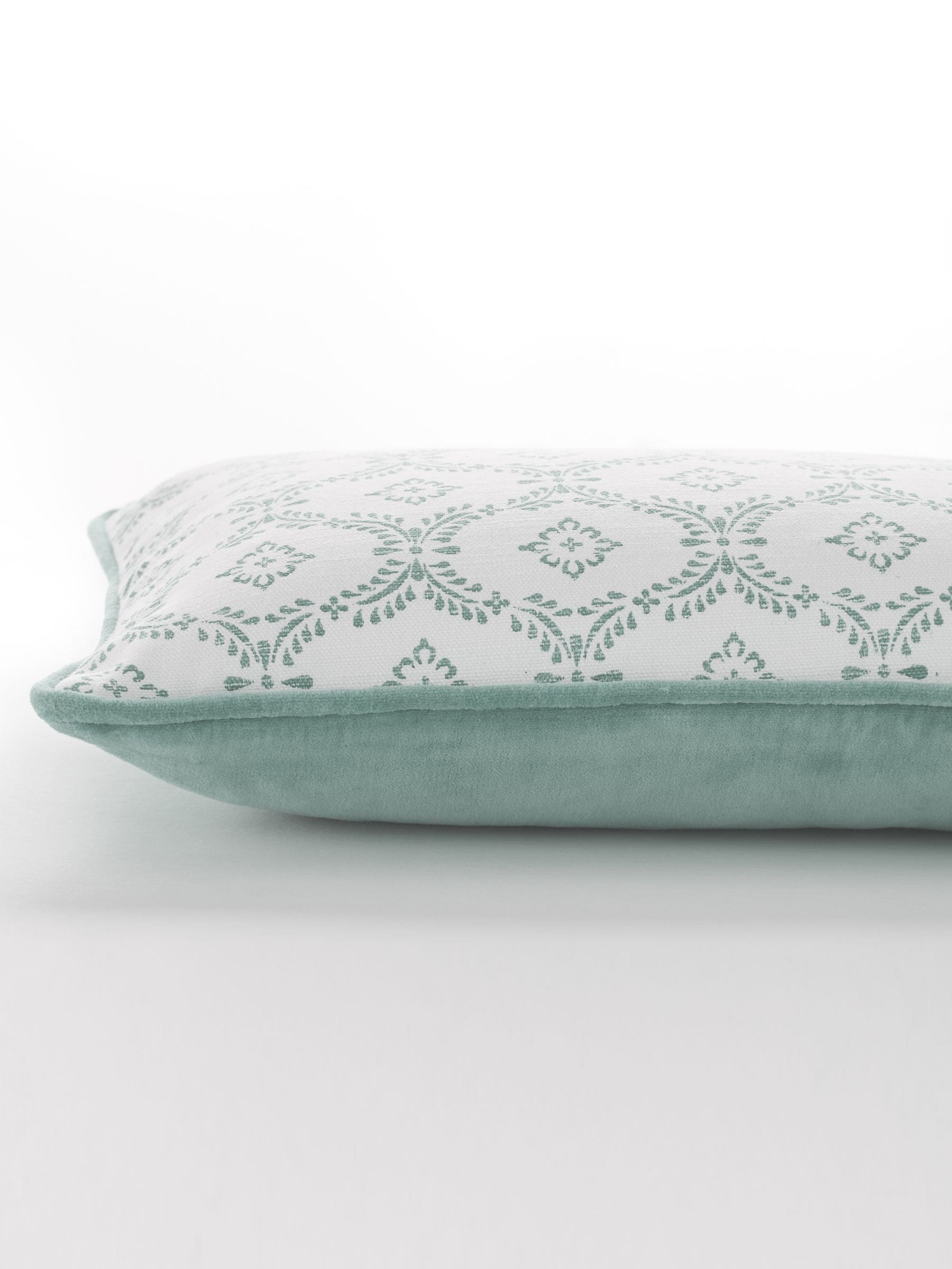 Laura Ashley sage green Norton cushion 100% cotton, imported from the UK