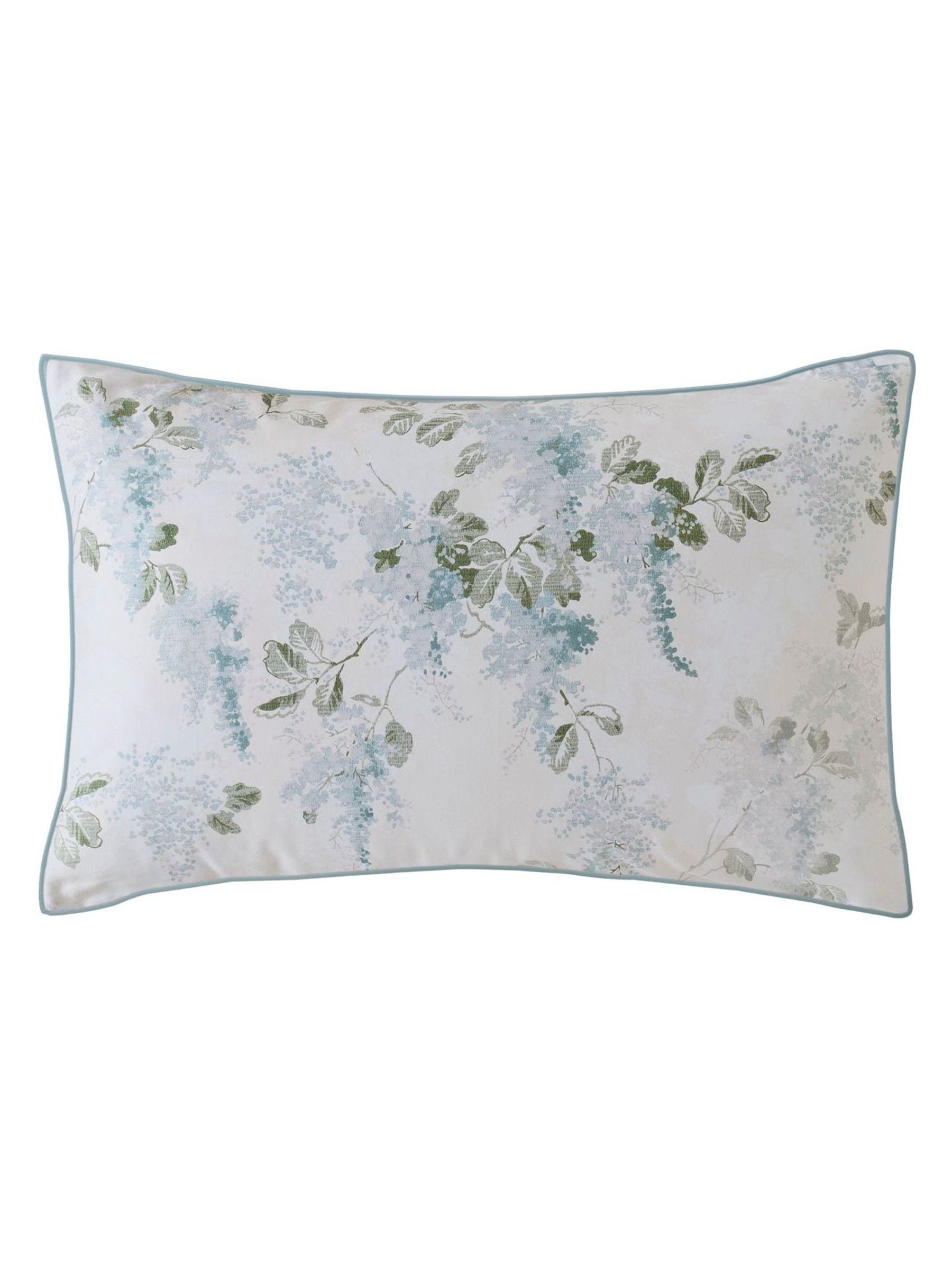 Laura Ashley Mirabelle Blue Pale Seaspray duvet cover and pillowcase set, UK version