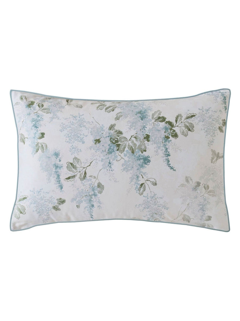 Laura Ashley Mirabelle Blue Pale Seaspray duvet cover and pillowcase set, UK version