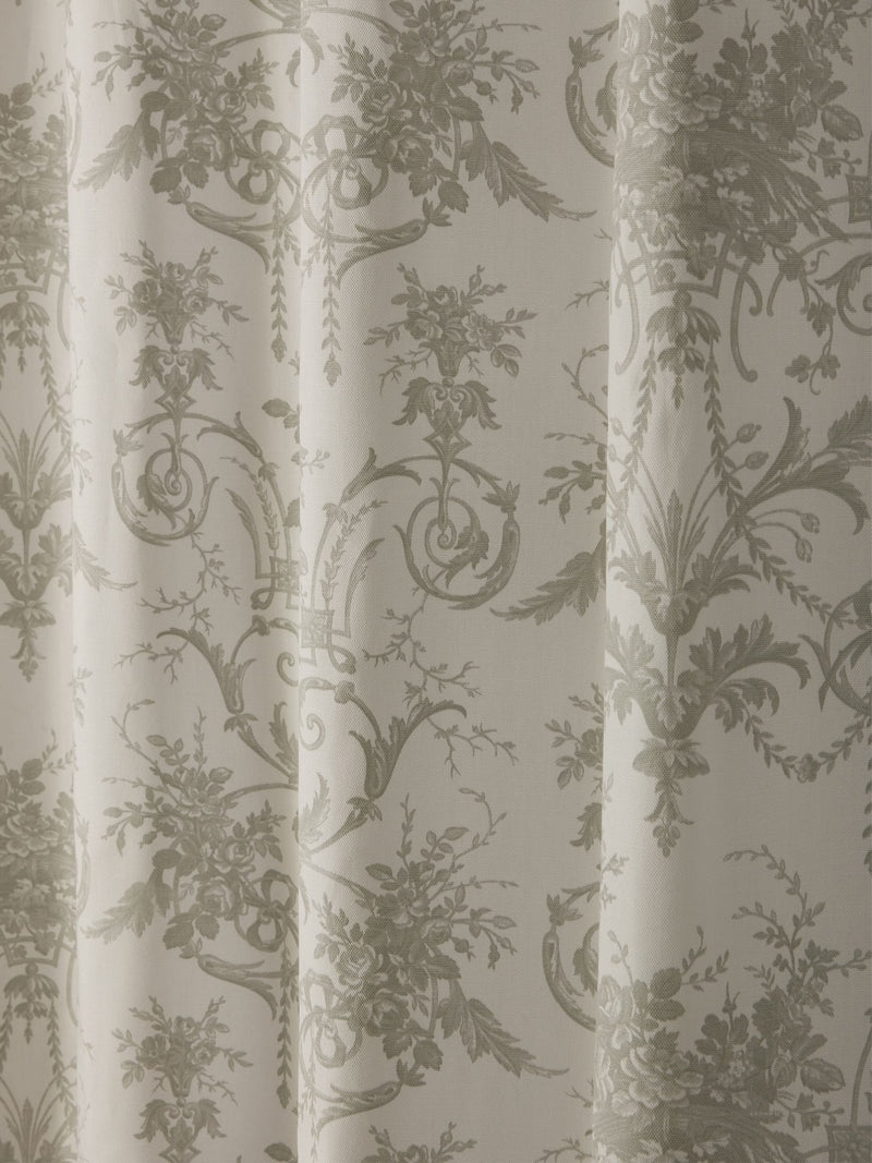 Laura Ashley Tuileries eyelet curtain grey dark dove 163cm - British product
