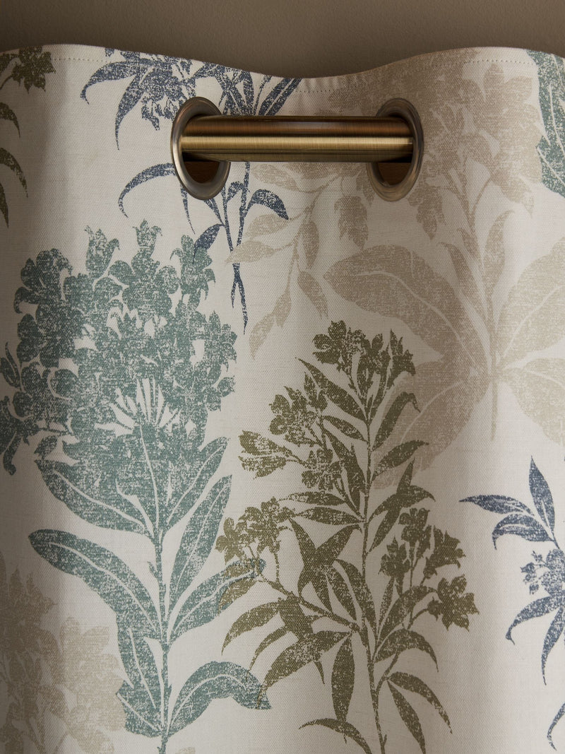 Laura Ashley Blue Seaspray Tenby blackout curtains - British product
