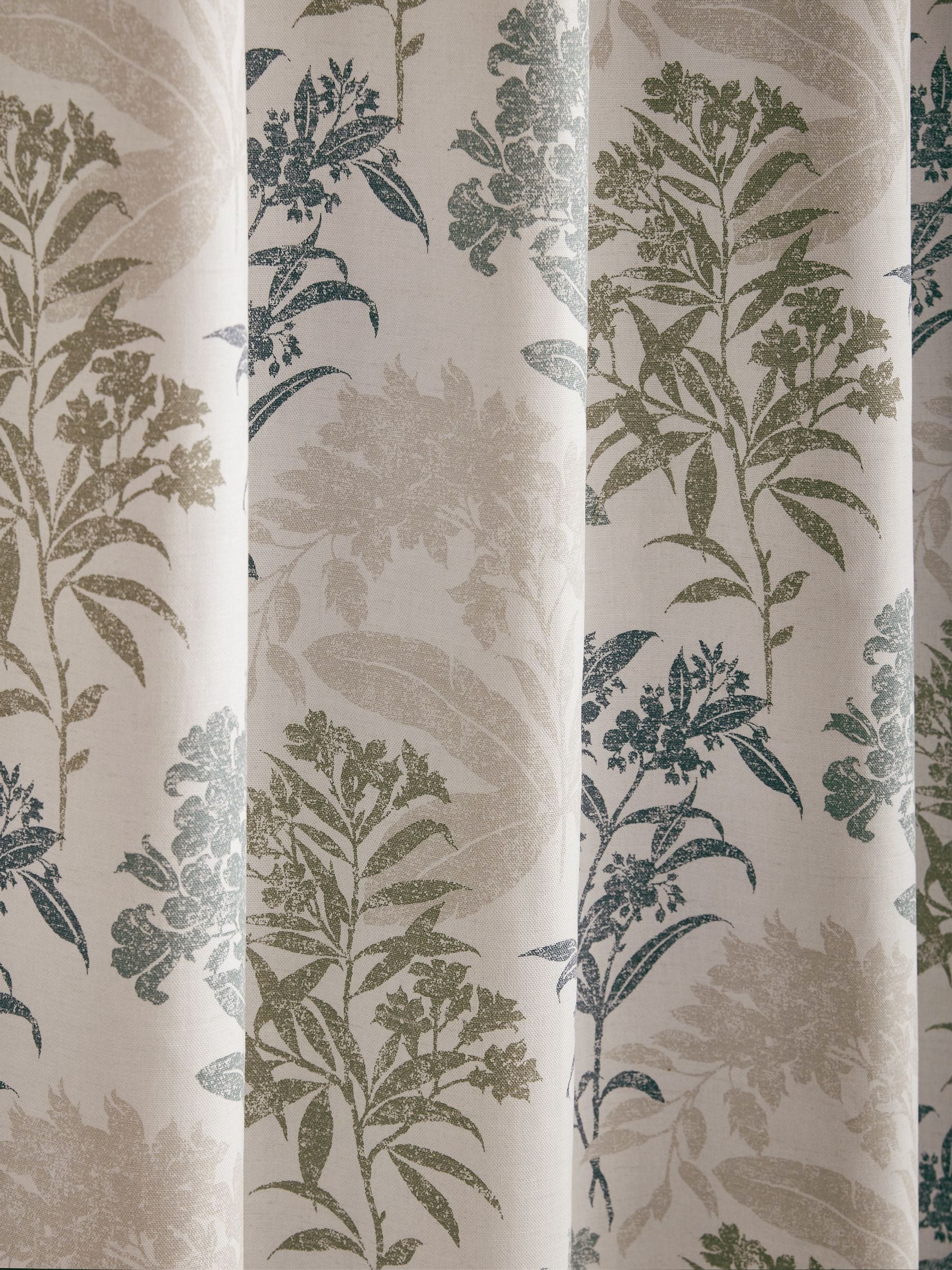 Laura Ashley Blue Seaspray Tenby blackout curtains - British product