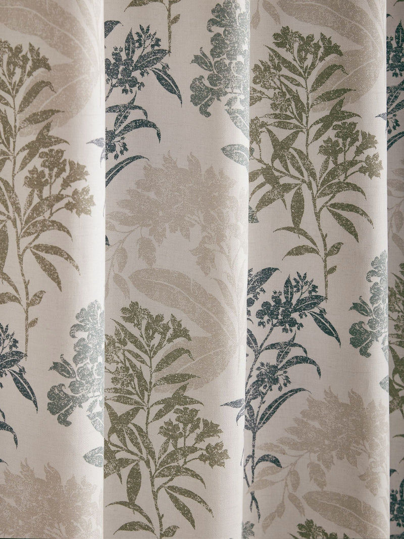 Laura Ashley Blue Seaspray Tenby blackout curtains - British product