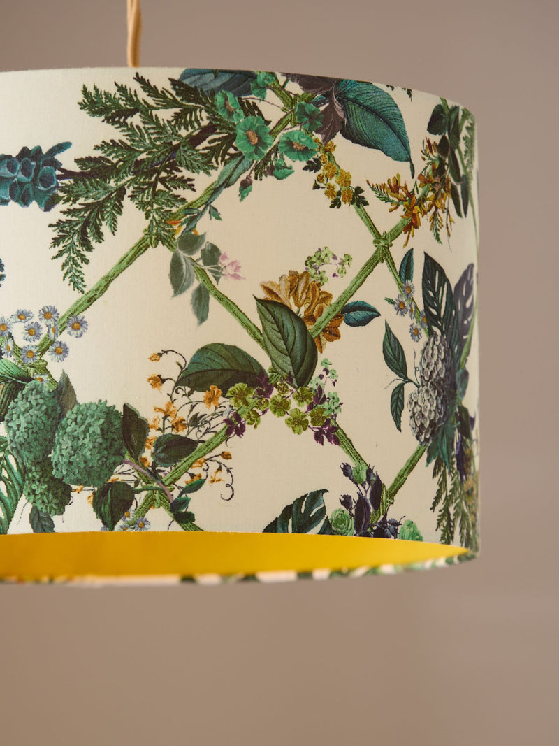 Laurence Llewelyn-Bowen Green Garden drum shade (British brand)