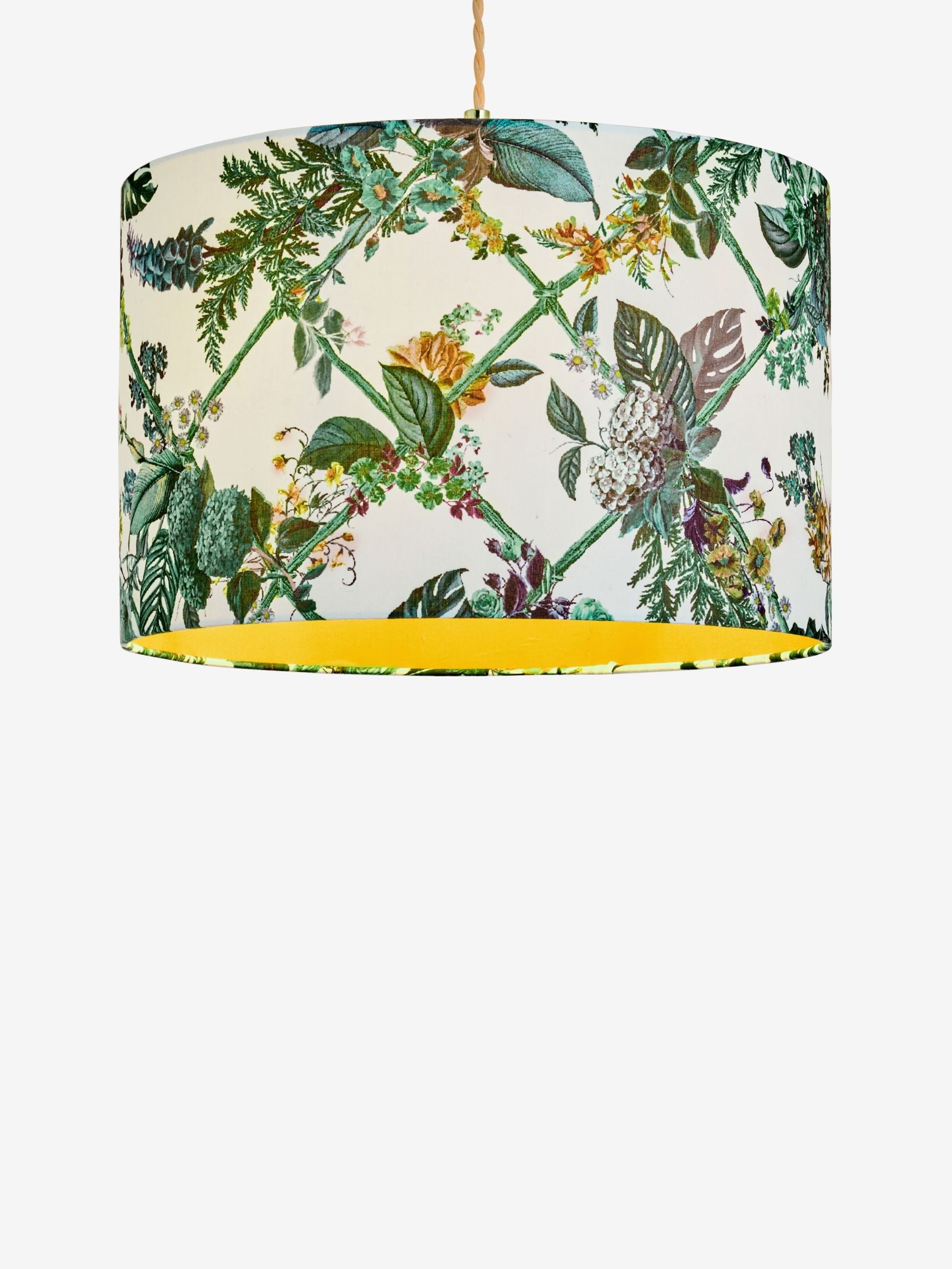 Laurence Llewelyn-Bowen Green Garden drum shade (British brand)