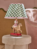 Cath Kidston cowgirl table lamp checkered shade, imported from the UK