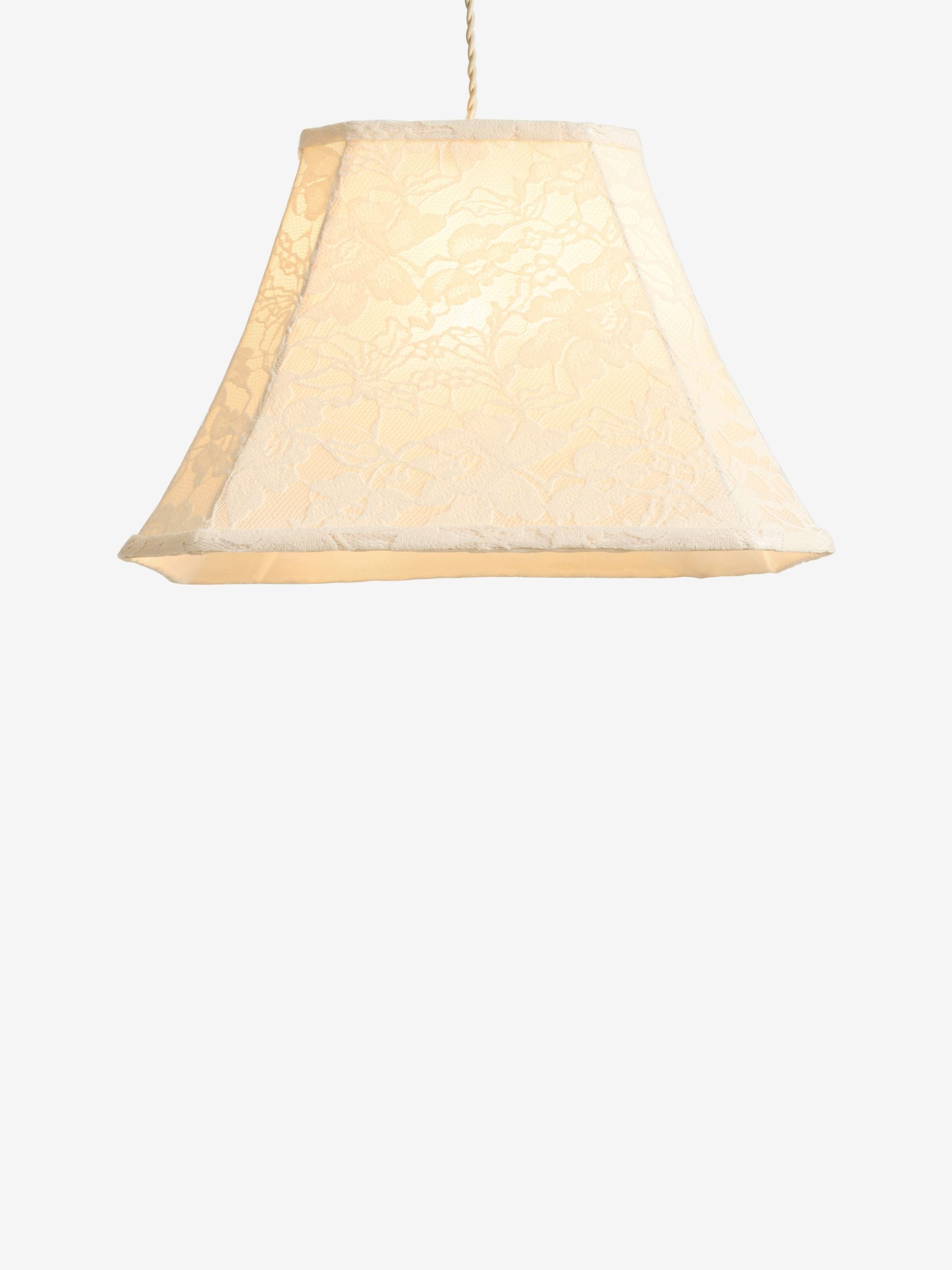 Shabby Chic Rachel Ashwell Esme lace lampshade cream, imported from the UK