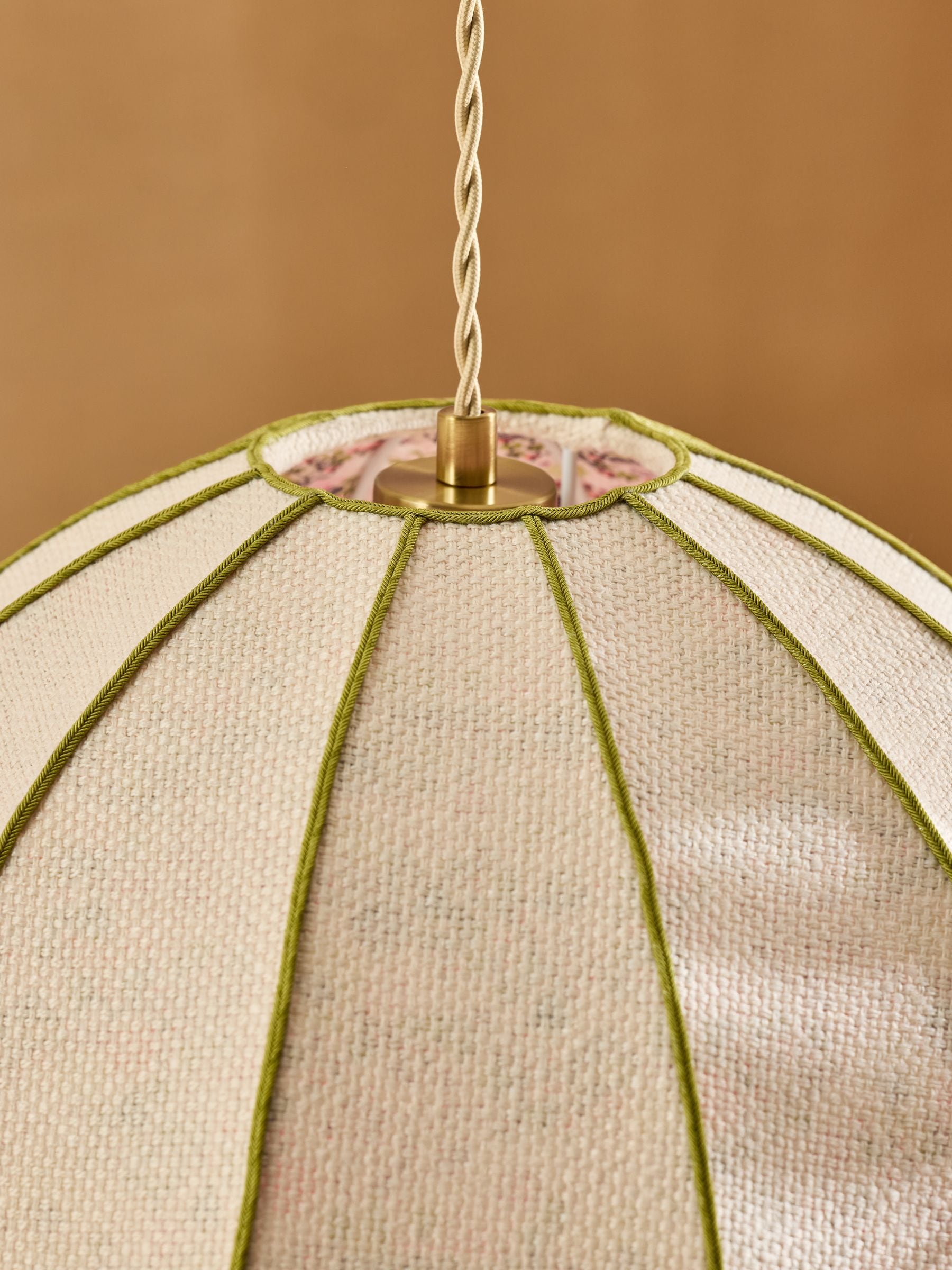 Cath Kidston scallop flower pendant light cream pink (British brand)