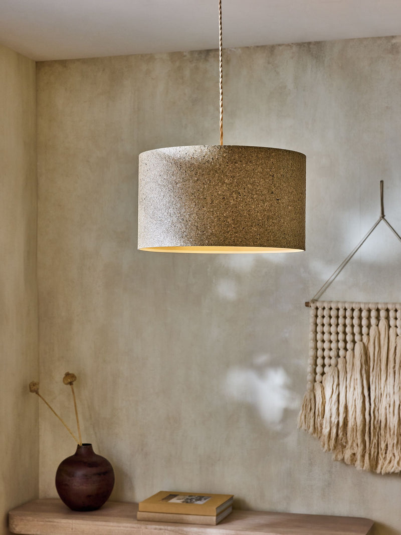 French Connection metallic drum lampshade easyfit (British brand)