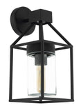 Eglo Trecate modern lantern outdoor wall light black (British brand)