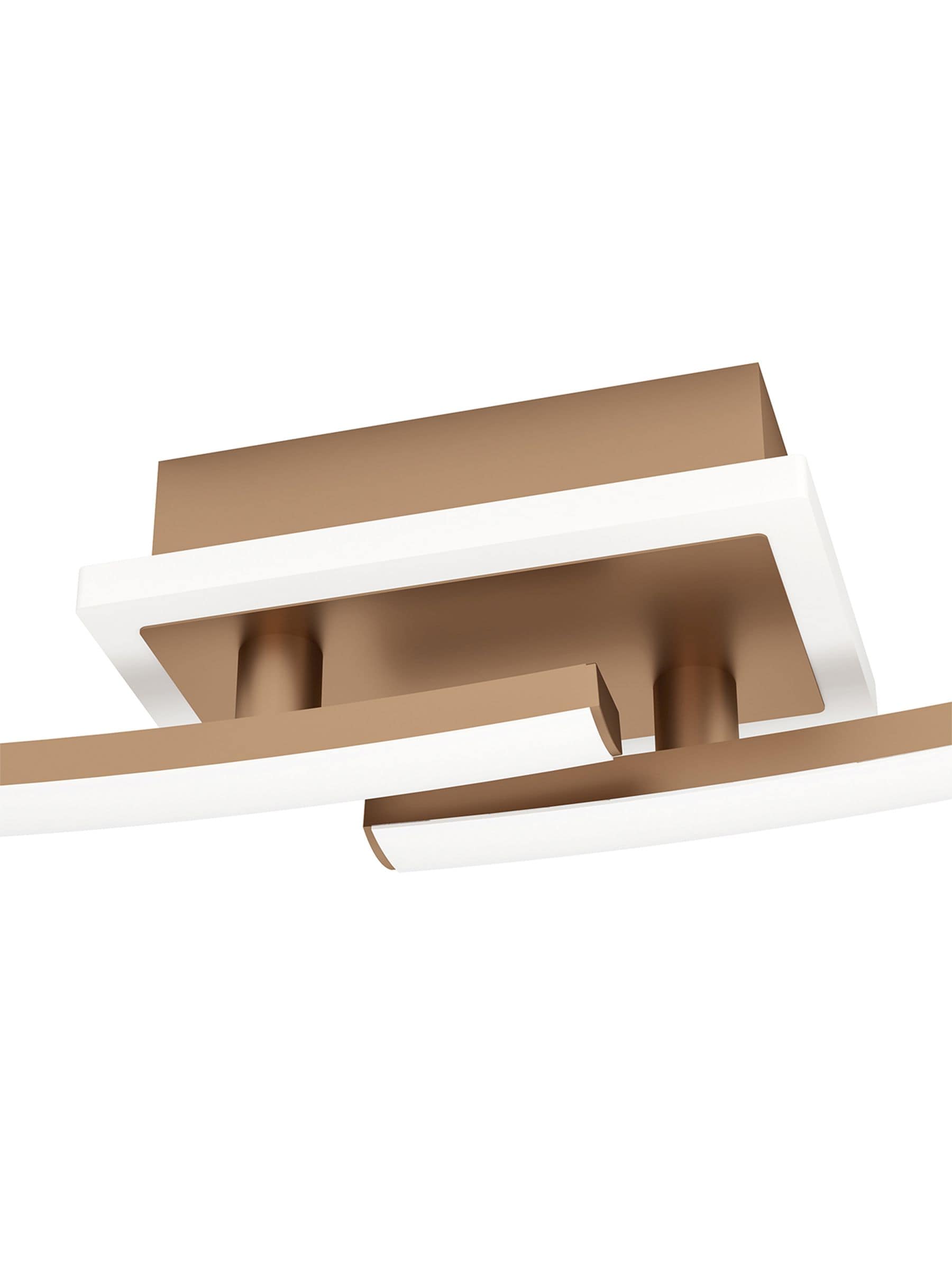 Eglo Lungolago ceiling light brown steel plastic - British product