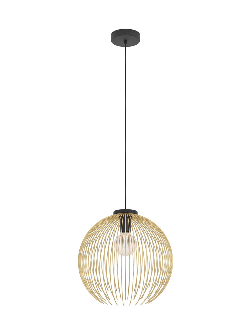 Eglo Black Venezuela pendant light - British product