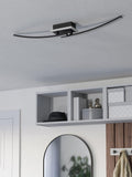 Eglo Lungolago black ceiling light imported from the UK