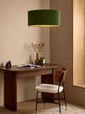 MADE.COM Navy/Copper Oro Easy Fit Drum Shade