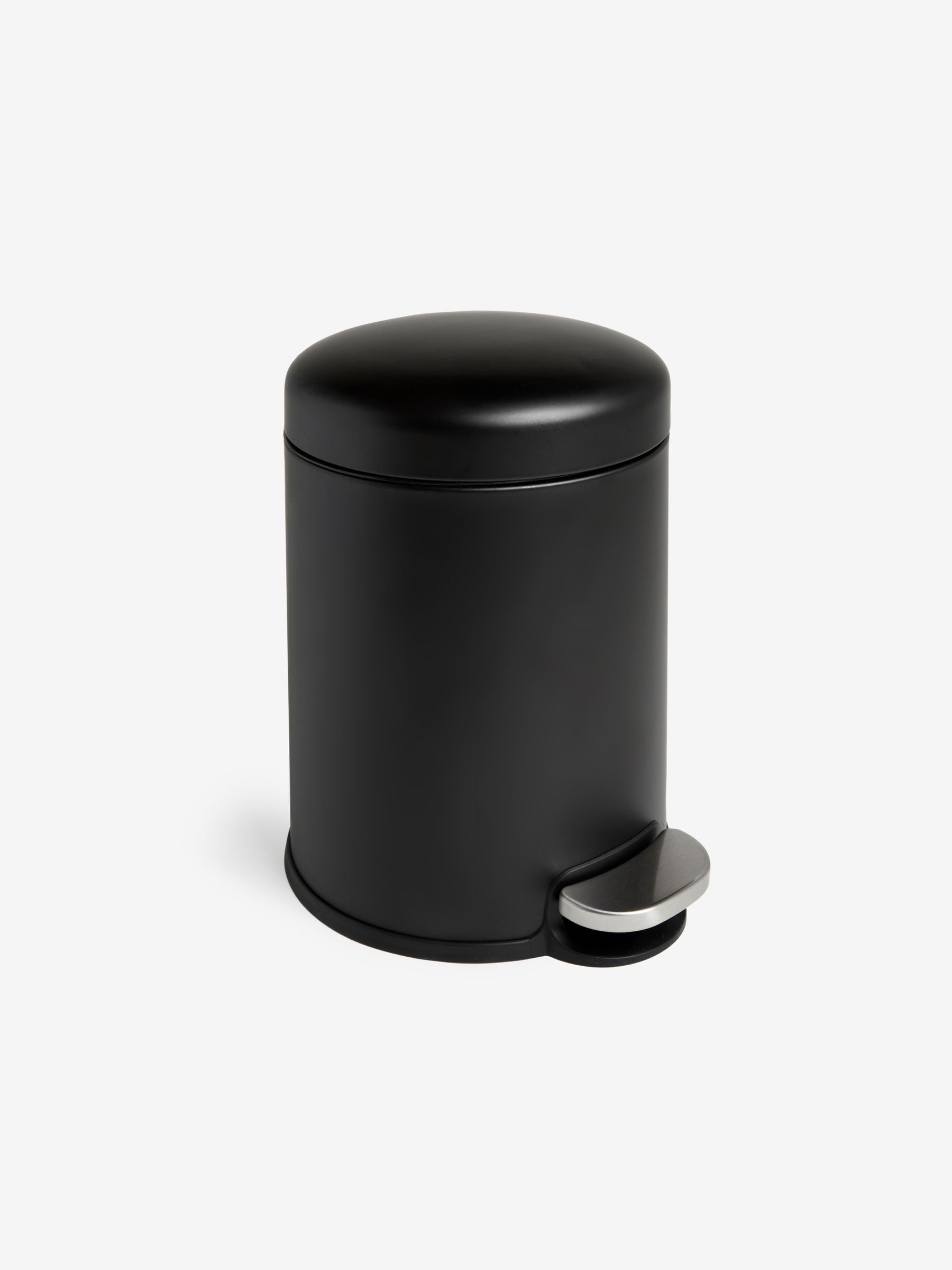 MADE.COM Black Joss pedal bin 5 litre, imported from the UK