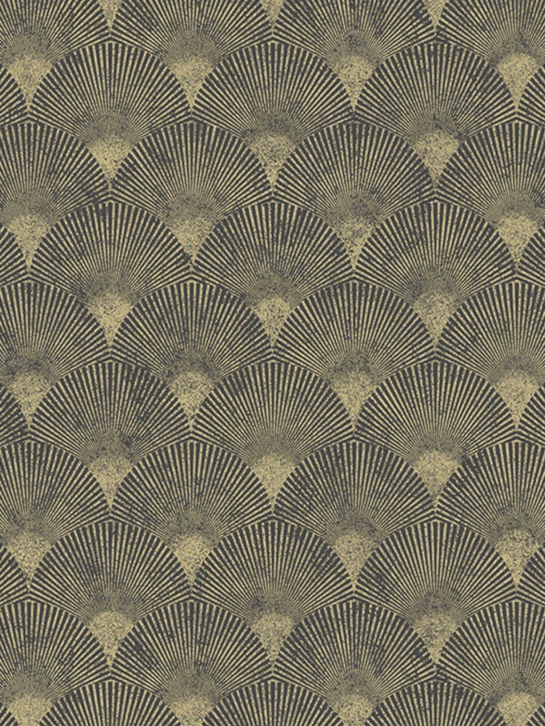 Graham & Brown fan design wallpaper sample A4, UK version