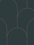 Graham & Brown Lancet A4 wallpaper sample grey metallic - British product