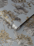 Graham & Brown wallpaper sample Florentia Emerald A4, imported from the UK
