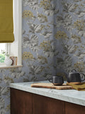 Graham & Brown wallpaper sample Florentia Emerald A4, imported from the UK