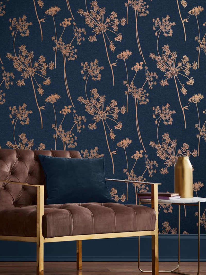 Graham & Brown Anthriscus Blush Wallpaper Sample