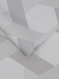Graham & Brown wallpaper sample Fractal Grey A4, imported from the UK