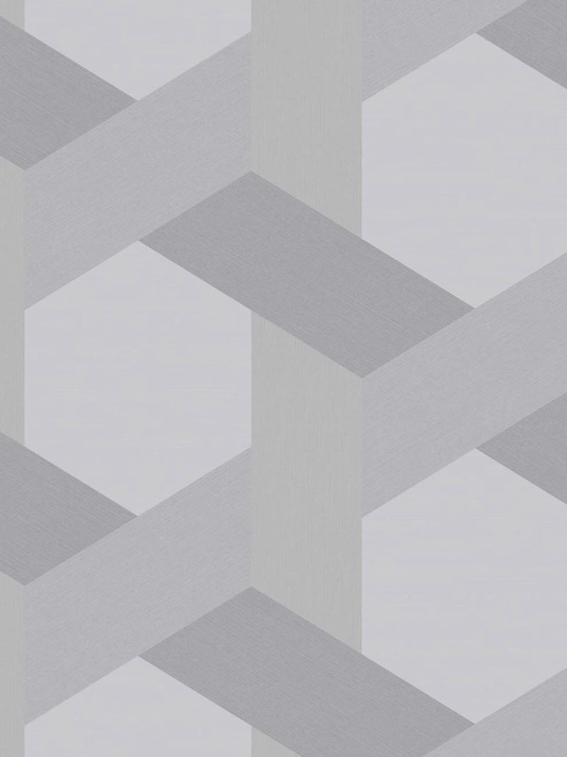 Graham & Brown wallpaper sample Fractal Grey A4, imported from the UK