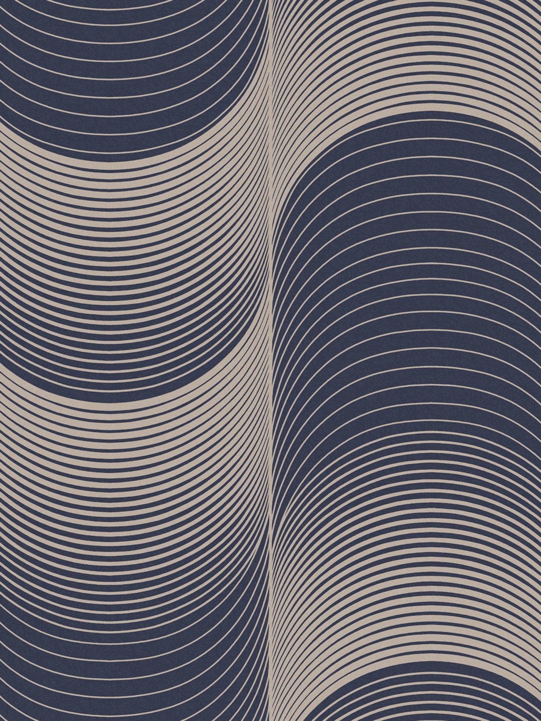 Graham & Brown Navy or Pale Gold Eclipse A4 Wallpaper Sample