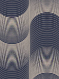 Graham & Brown Navy or Pale Gold Eclipse A4 Wallpaper Sample