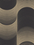 Graham & Brown Black or Gold Eclipse A4 Wallpaper Sample