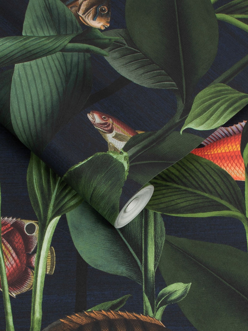 Graham & Brown Deep Sea Aquarium wallpaper sample A4 - British product
