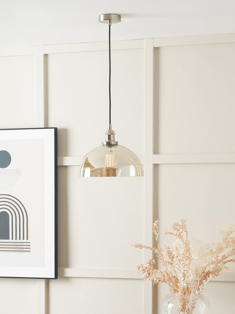 Pacific Lifestyle dome pendant ceiling light, imported from the UK