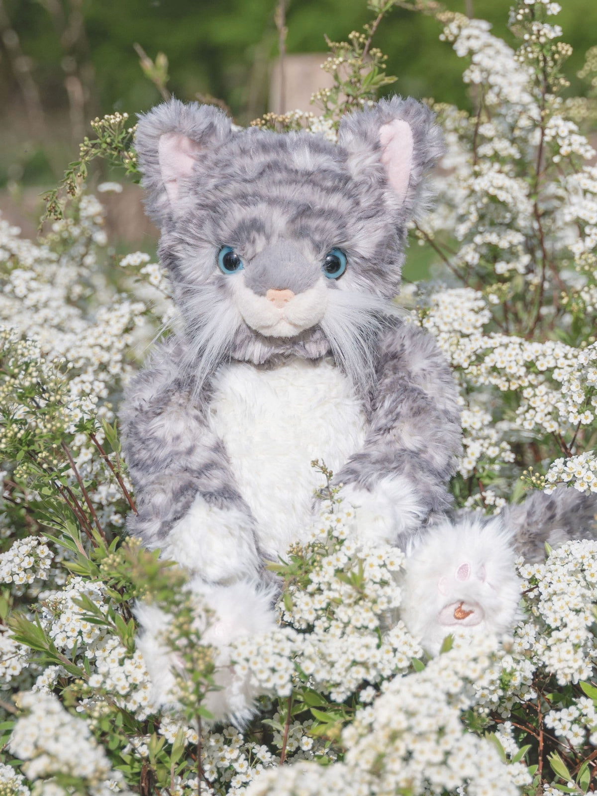 Wrendale Grey Esmeralda cat plush 27cm, imported from the UK