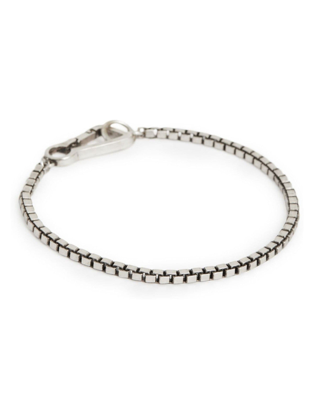 AllSaints silver tone box chain bracelet - British product