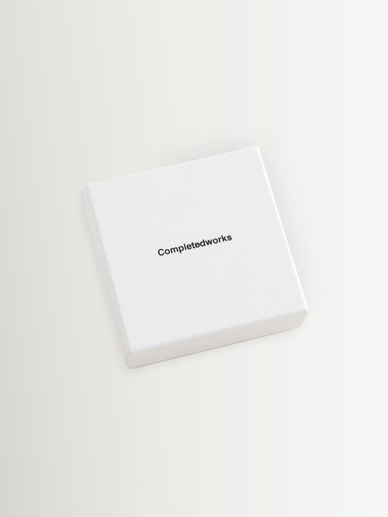 Completedworks silver earrings with freshwater pearls and cubic zirconia - British product