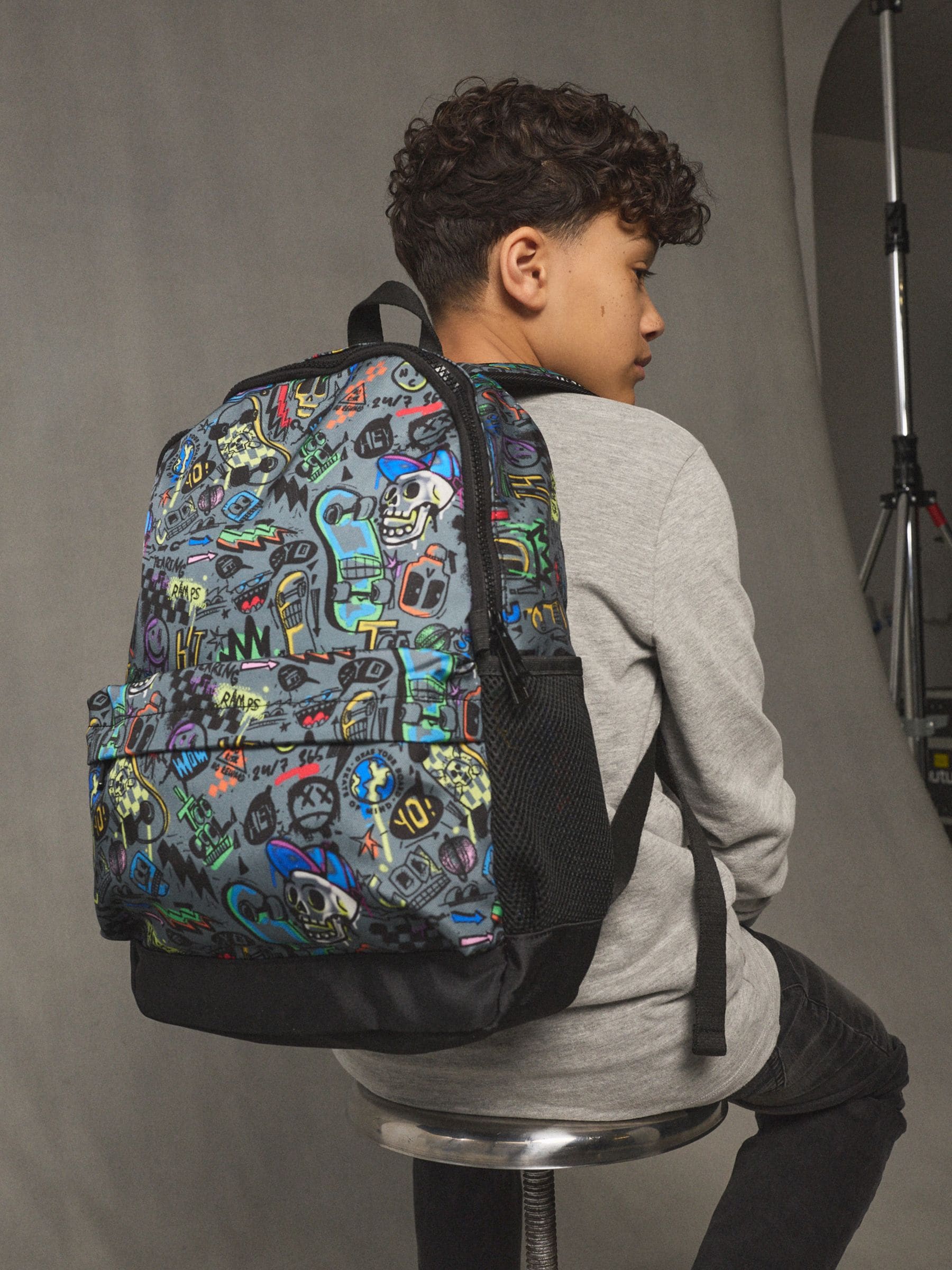 Blue Football Backpack