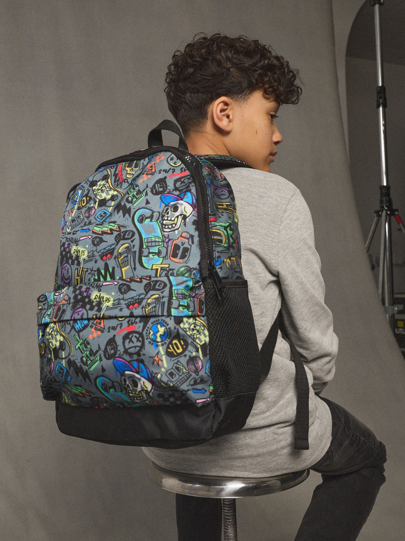 Blue Football Backpack