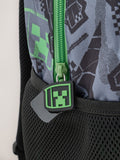 Minecraft Creeper print backpack, UK version