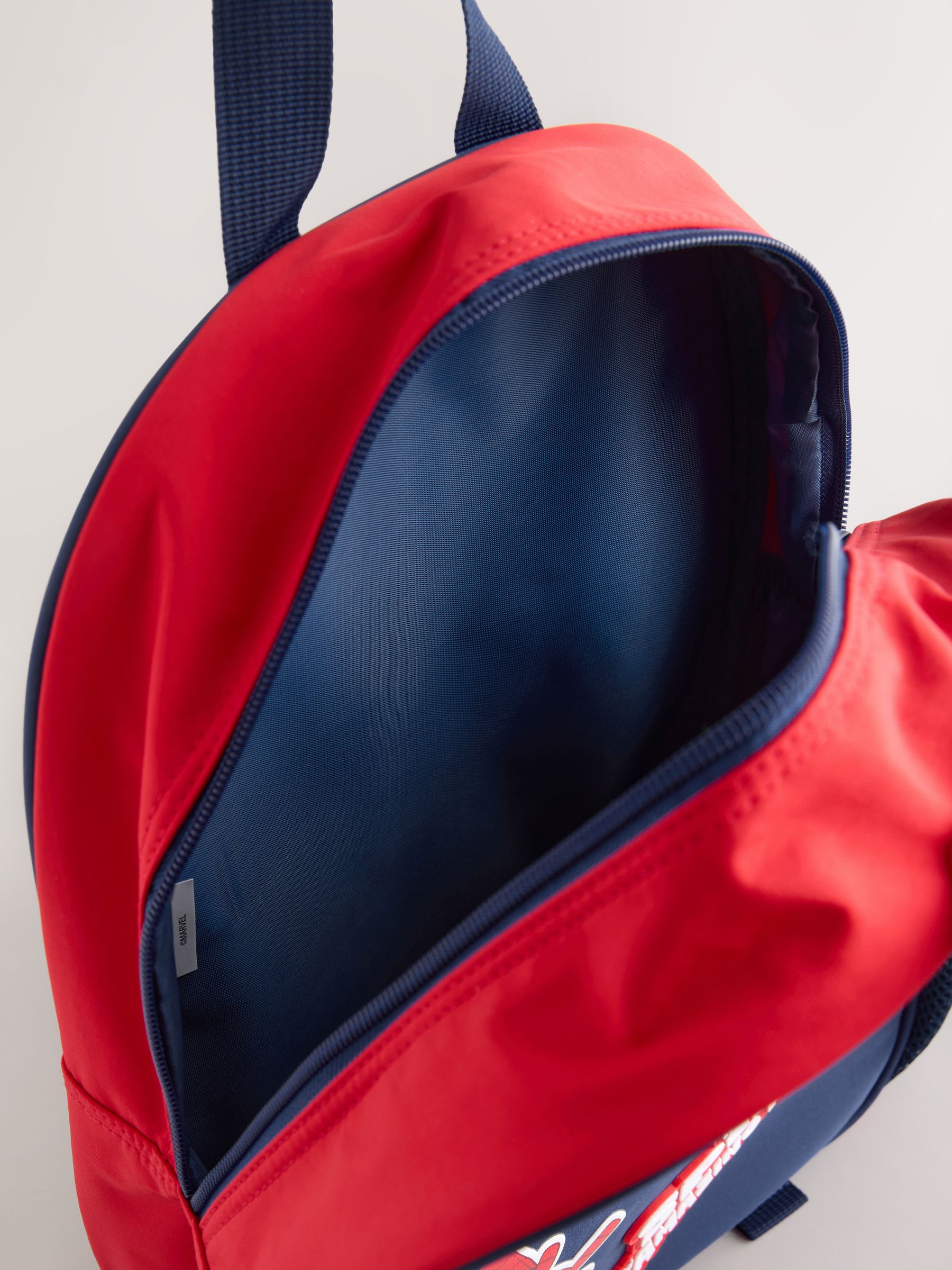 Spidey backpack red and blue design durable polyester (British brand)