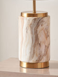 Pacific natural stone effect ceramic table lamp, imported from the UK