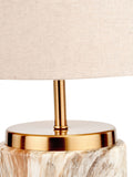 Pacific natural stone effect ceramic table lamp, imported from the UK