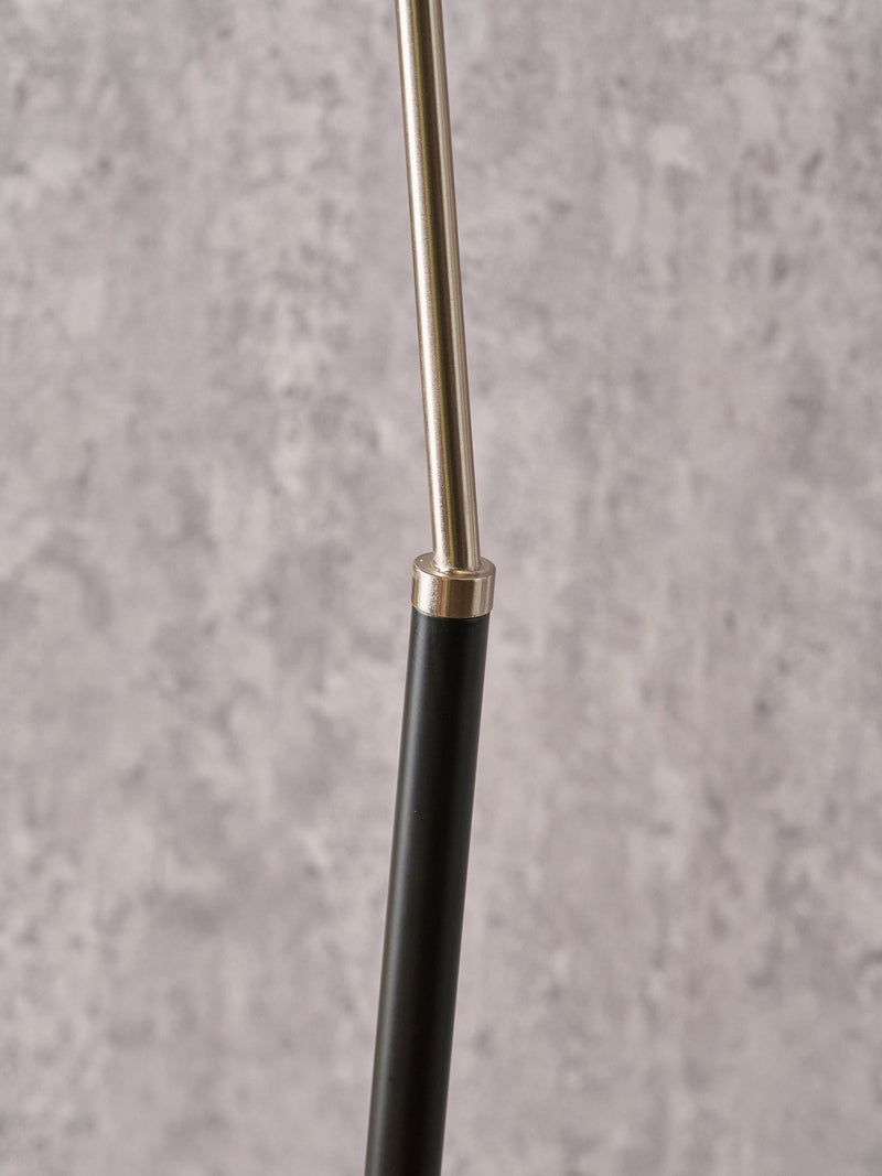 Pacific black metal floor lamp - British product