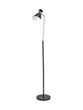 Pacific black metal floor lamp - British product