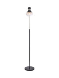 Pacific black metal floor lamp - British product