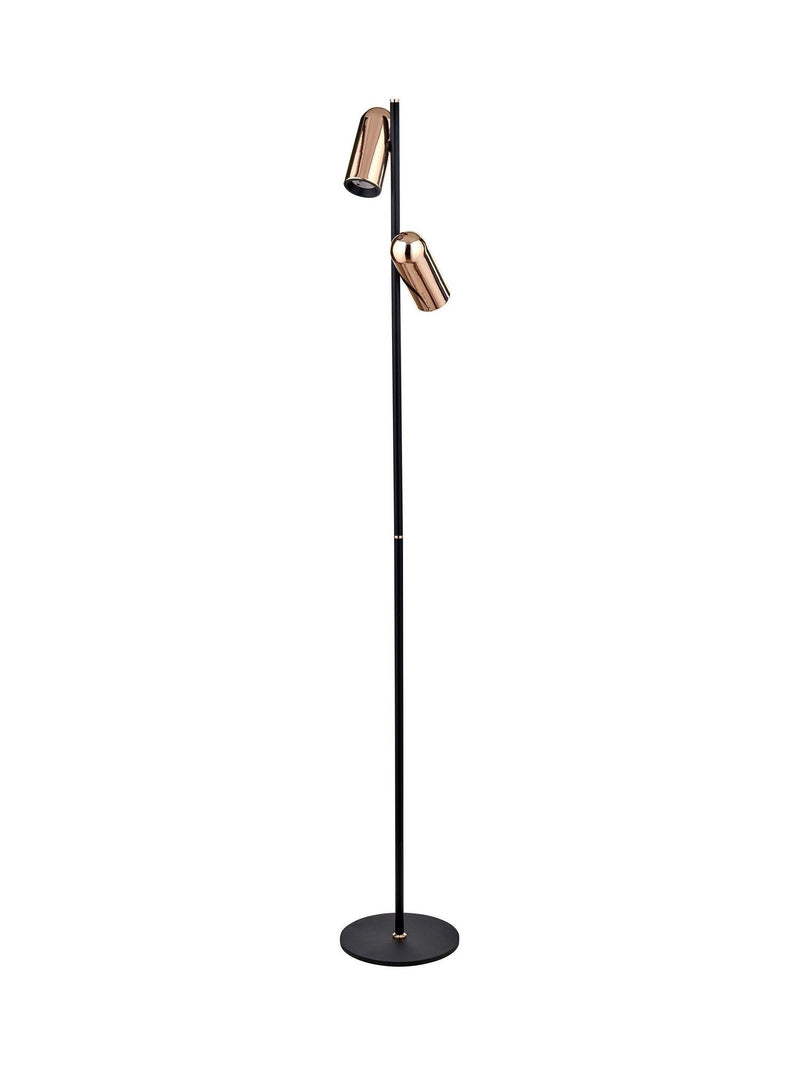Pacific rose gold LED floor lamp - British product