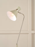 Pacific Sage silver metal floor lamp with adjustable head - British product